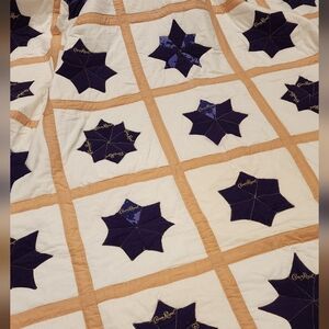Crown Royal Hand Made Quilt 82X98